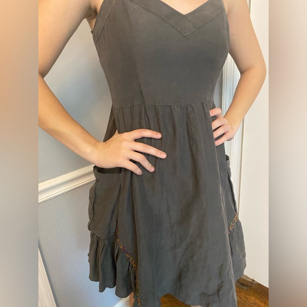 Free People Gray Mini Dress